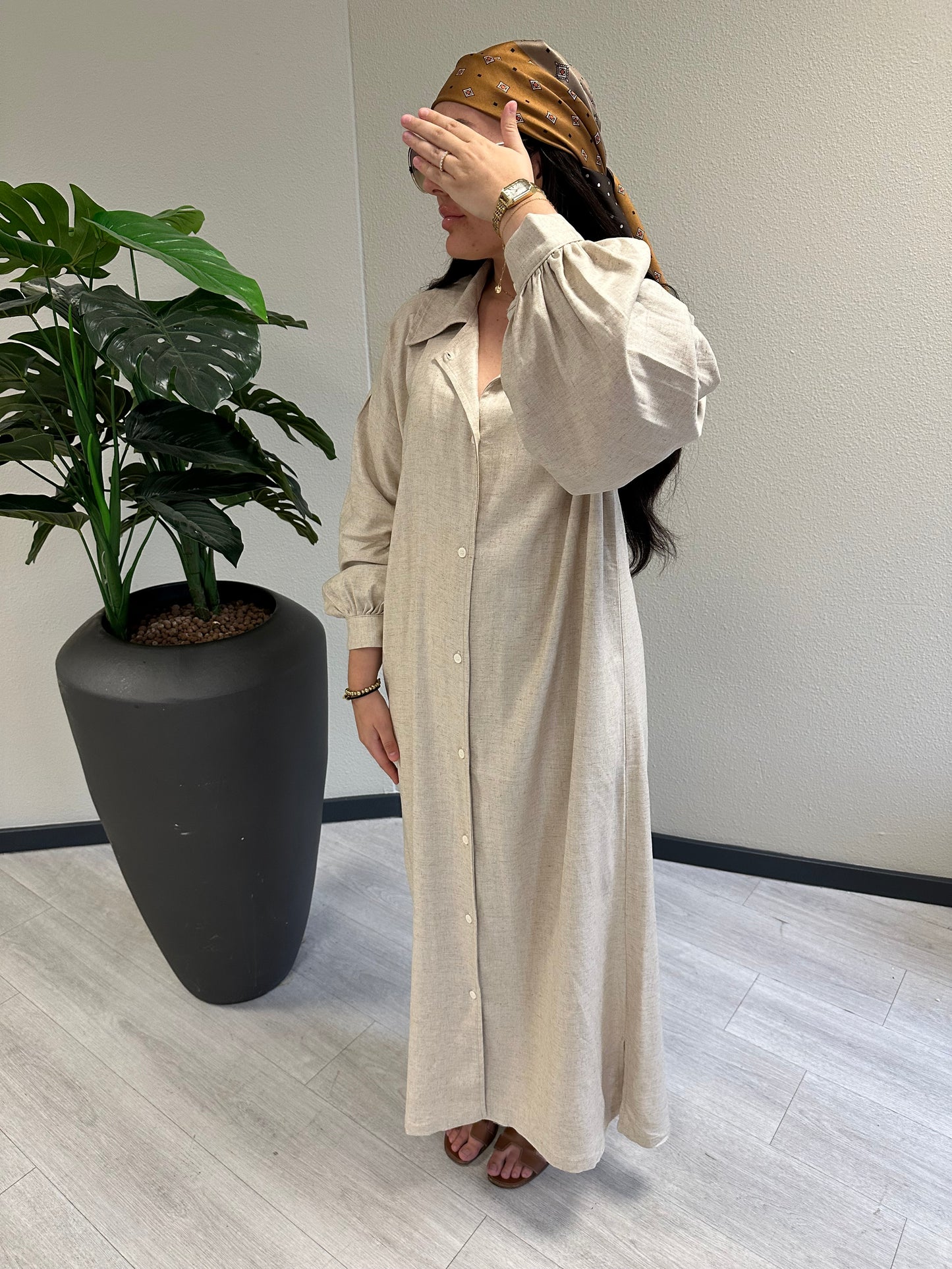 Kimono linnen dress