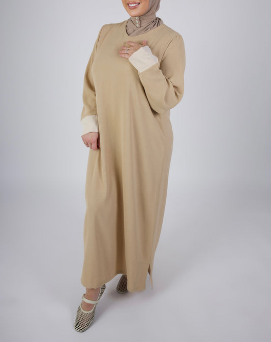 Beige summer dress