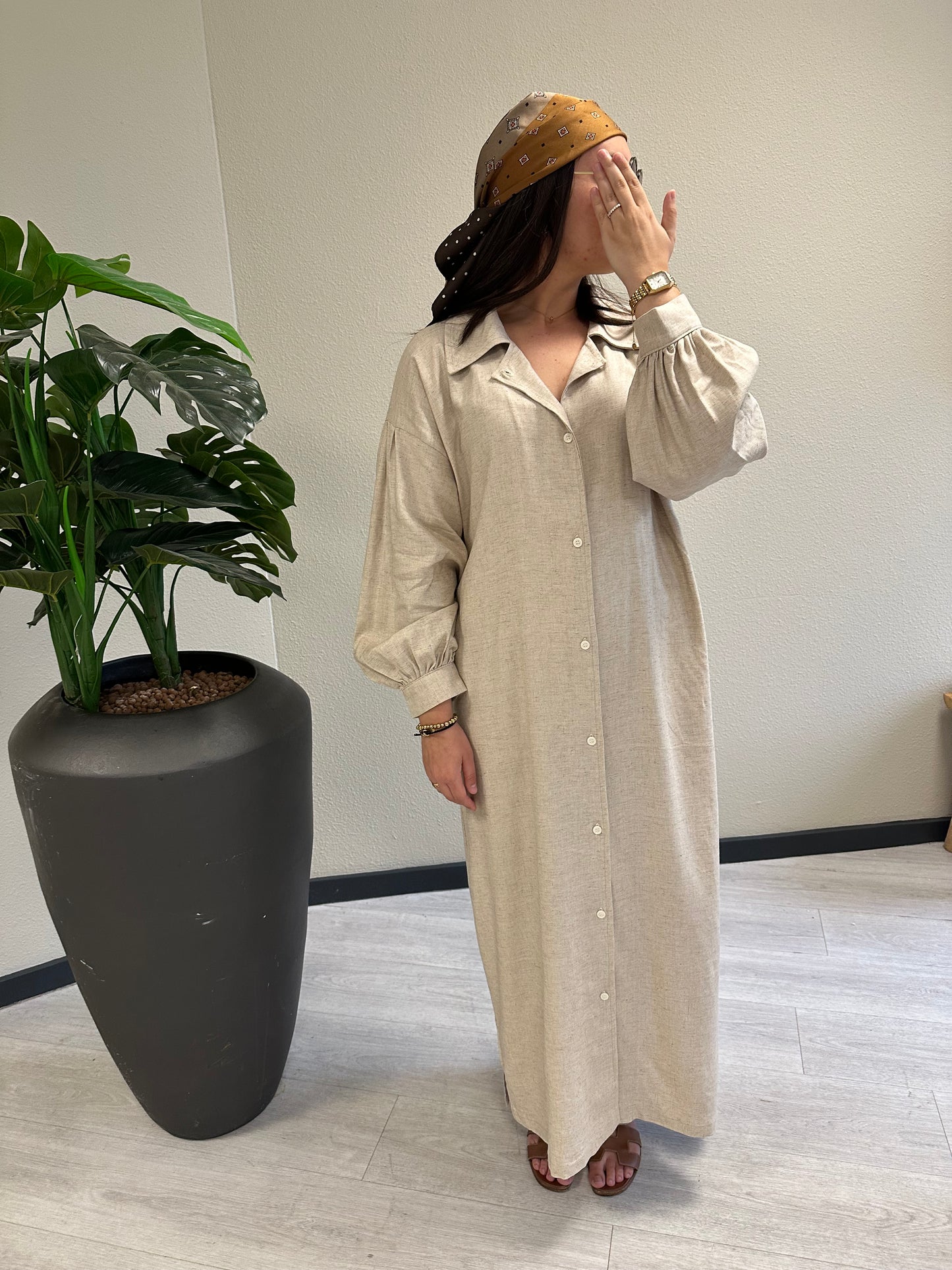 Kimono linnen dress