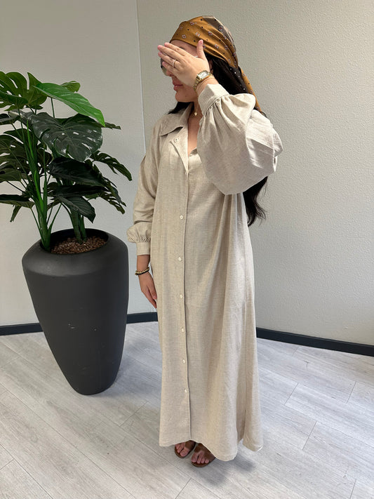 Kimono linnen dress