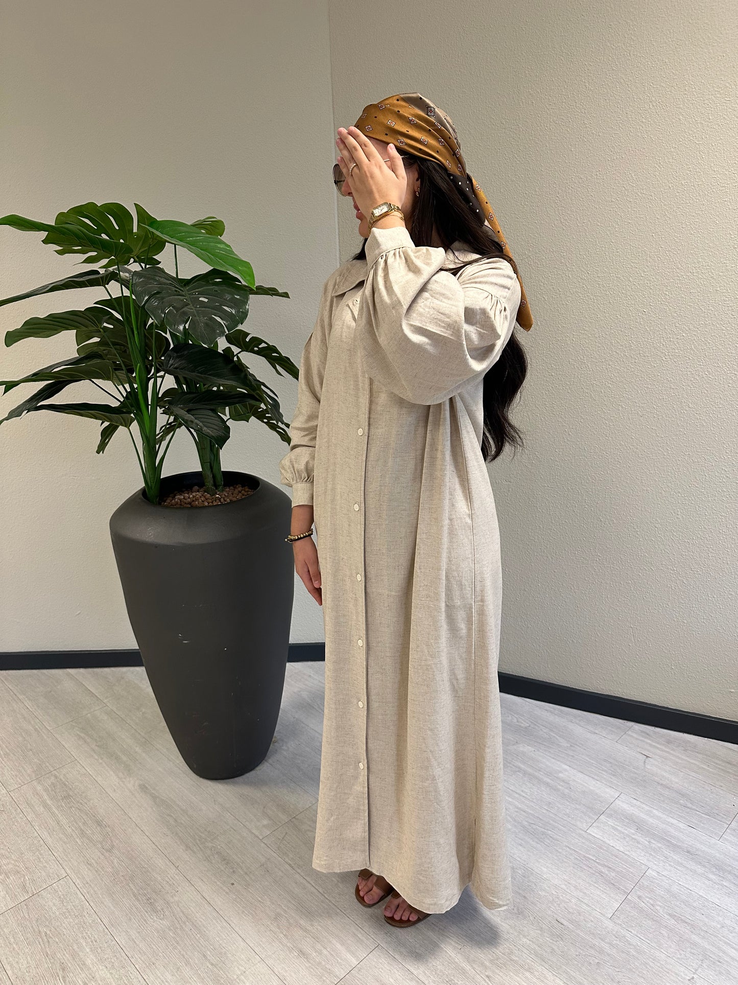 Kimono linnen dress